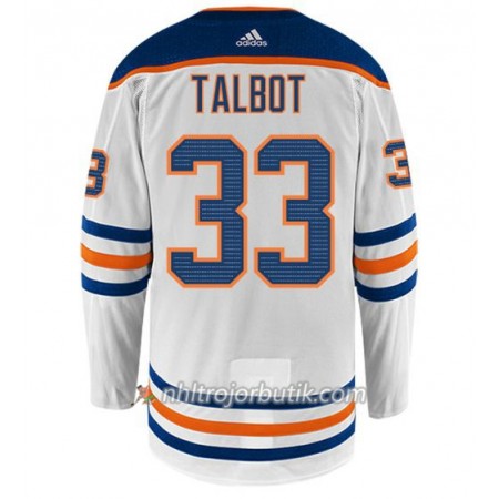 Män Ishockey Edmonton Oilers Tröja CAM TALBOT 33 Adidas Vit Authentic